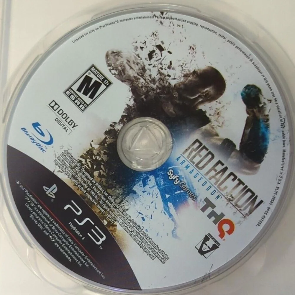 Red Faction: Armageddon - (PS3, 2011) *CIB* VGC* Black Label* FREE‎ SHIPPING!!!